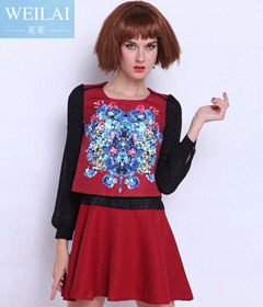 茉莱女装批发货源与广州四拾大盗服饰公司生产介绍